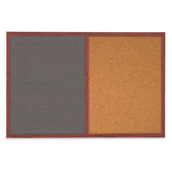 Slim Style Indoor Enclosed Corkboard, 30